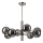 Deckenleuchte an Stange ROLLO 8xE14/5W/230V matt Chrom/rauchig