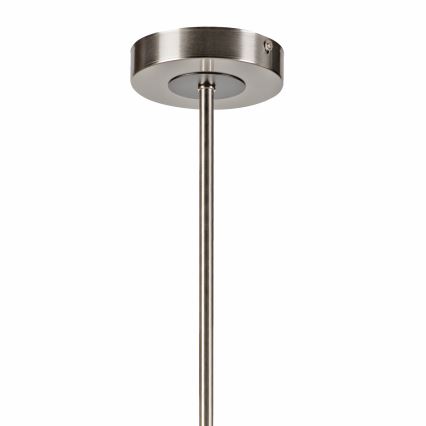 Deckenleuchte an Stange ROLLO 8xE14/5W/230V matt Chrom/rauchig