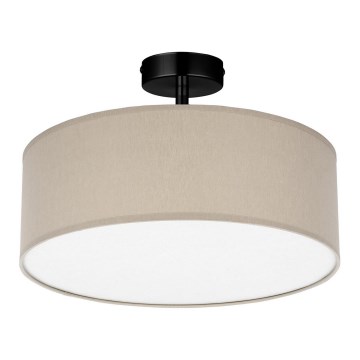 Deckenleuchte an Stange RONDO 4xE27/15W/230V Ø 40 cm beige