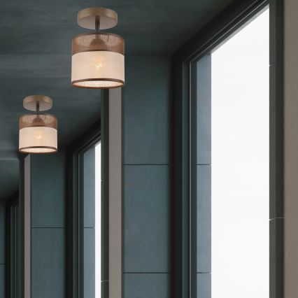 Deckenleuchte ANDREA 1xE27/60W/230V Buche