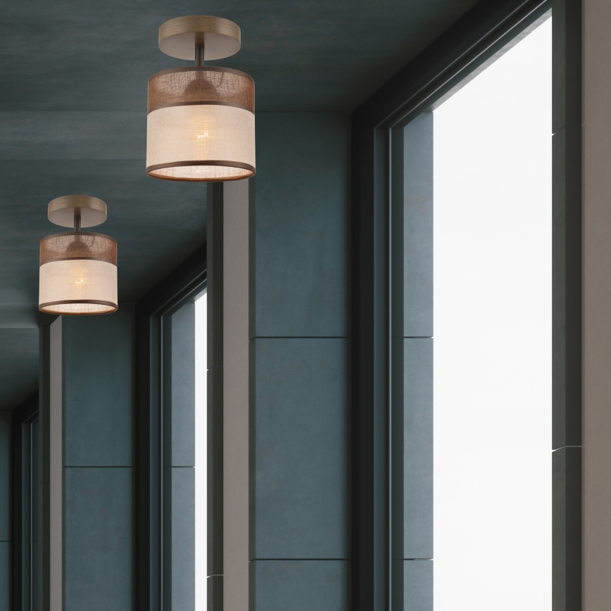 Deckenleuchte ANDREA 1xE27/60W/230V Buche