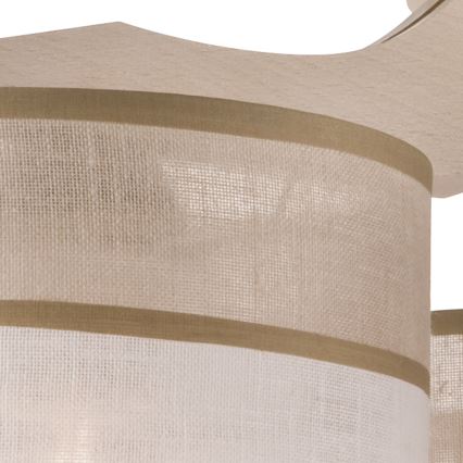 Deckenleuchte ANDREA 3xE27/60W/230V Buche