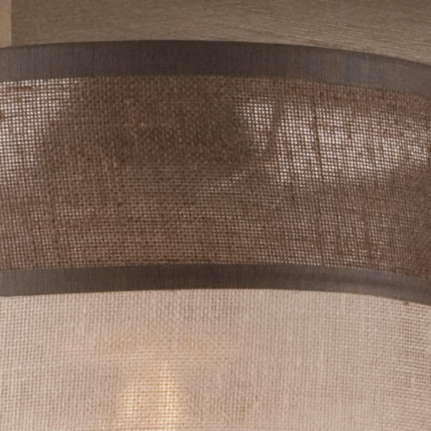 Deckenleuchte ANDREA 3xE27/60W/230V Buche