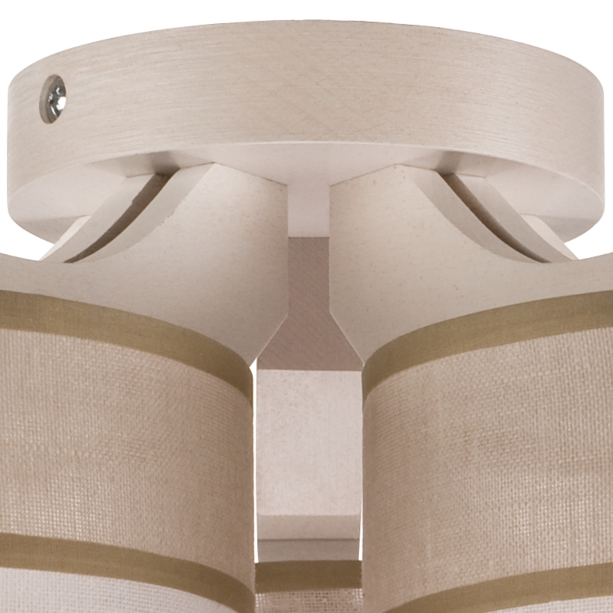 Deckenleuchte ANDREA 5xE27/60W/230V Buche