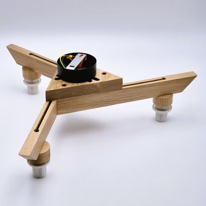 Deckenleuchte ANTONIO 3xE14/40W/230V Eiche