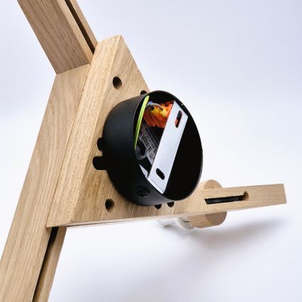 Deckenleuchte ANTONIO 3xE14/40W/230V Eiche