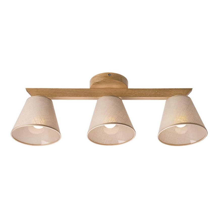 Deckenleuchte ANTONIO 3xE14/40W/230V Eiche