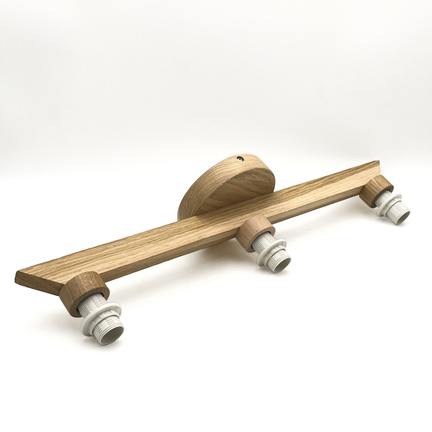 Deckenleuchte ANTONIO 3xE14/40W/230V Eiche