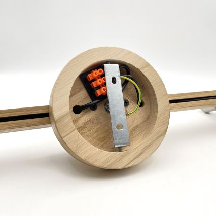 Deckenleuchte ANTONIO 3xE14/40W/230V Eiche