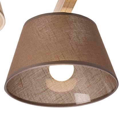 Deckenleuchte ANTONIO 3xE14/40W/230V Eiche