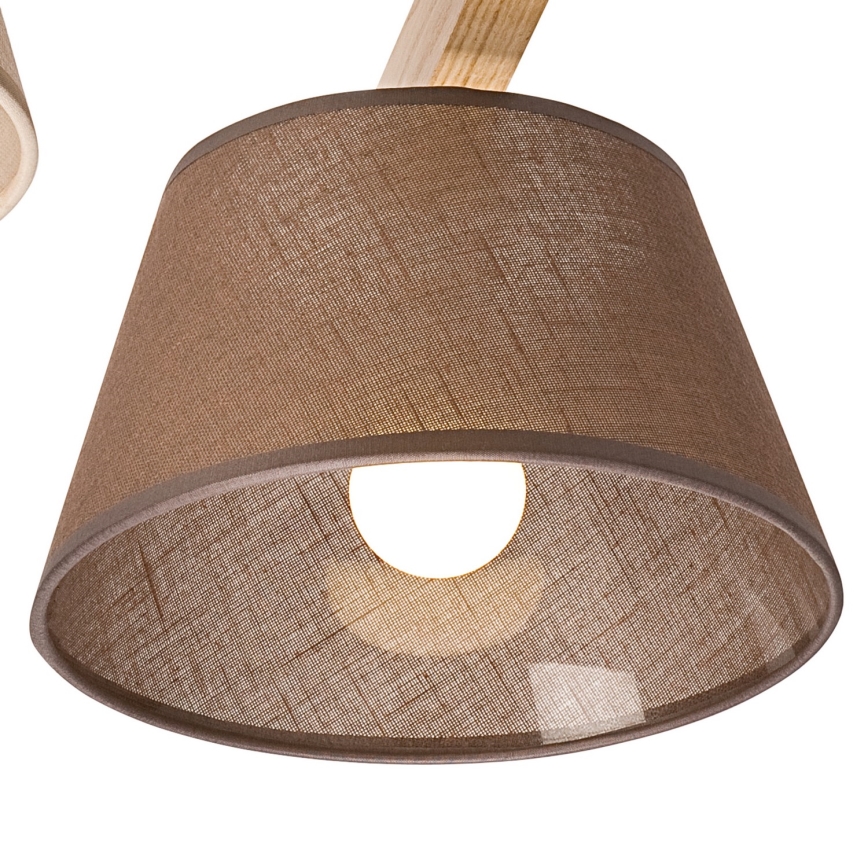 Deckenleuchte ANTONIO 3xE14/40W/230V Eiche