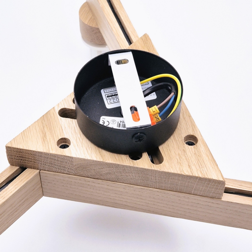 Deckenleuchte ANTONIO 3xE14/40W/230V Eiche