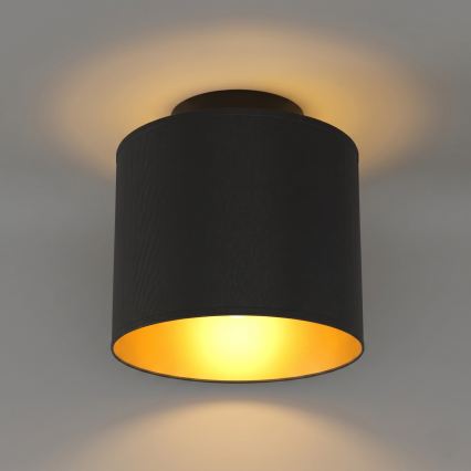 Deckenleuchte ARDEN 1xE27/15W/230V Ø 18 cm schwarz