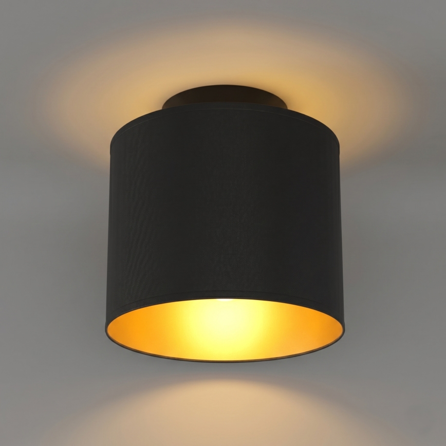 Deckenleuchte ARDEN 1xE27/15W/230V Ø 18 cm schwarz