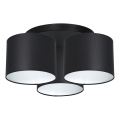 Deckenleuchte ARDEN aufbauend 3xE27/60W/230V schwarz/weiß