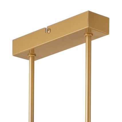 Deckenleuchte an Stange ASTRID 4xE27/60W/230V goldfarben