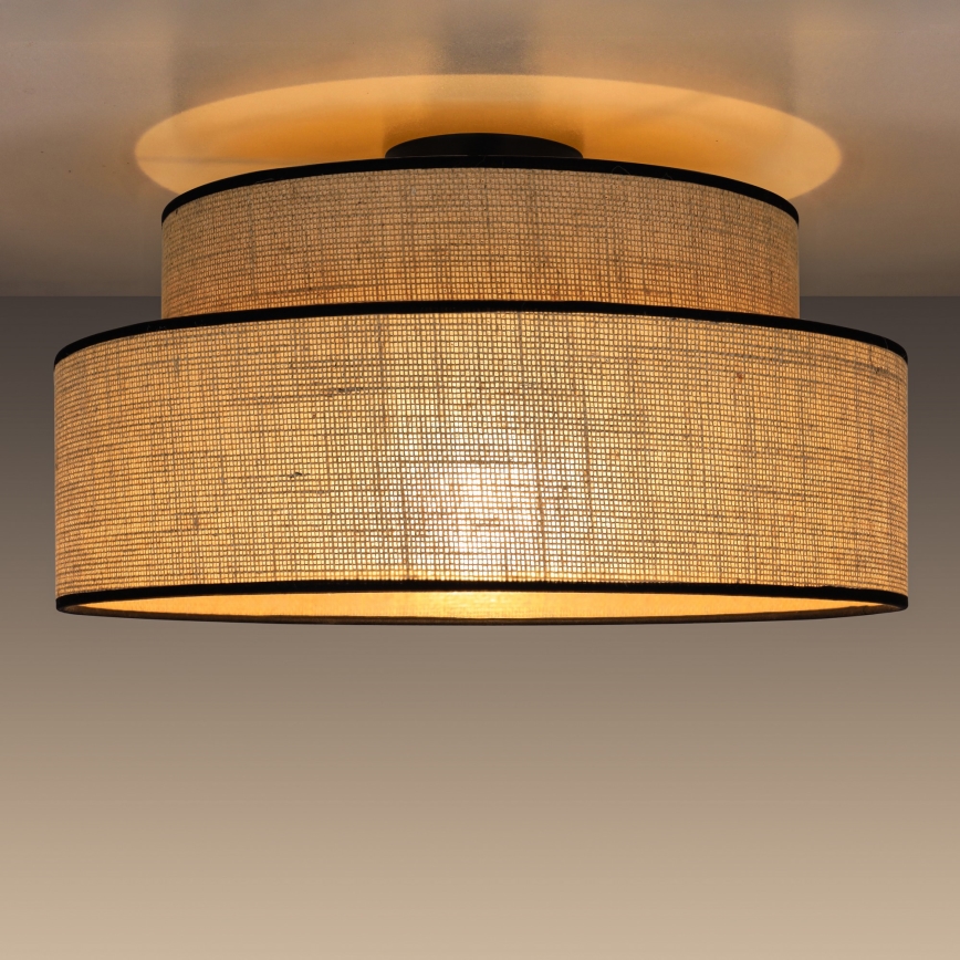 Deckenleuchte BOHO 1xE27/60W/230V beige