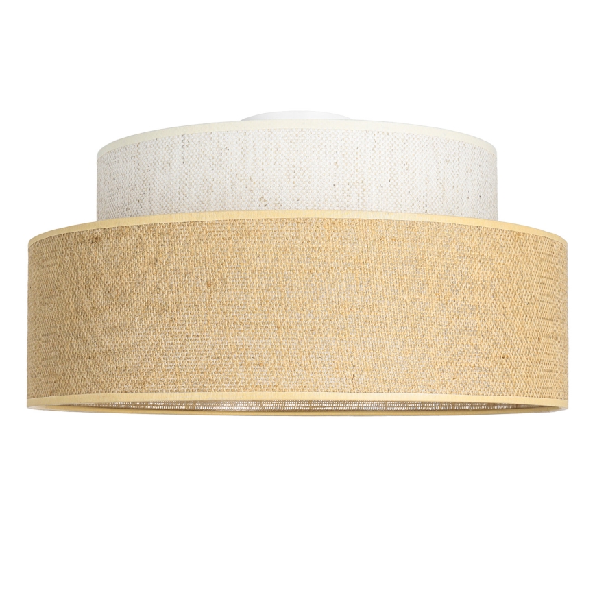 Deckenleuchte BOHO 1xE27/60W/230V cremefarben/beige
