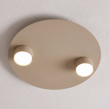 Deckenleuchte BOLX 2xGX53/10W/230V beige