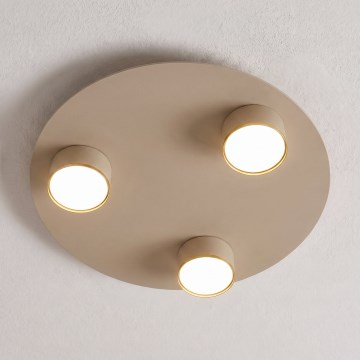 Deckenleuchte BOLX 3xGX53/10W/230V beige