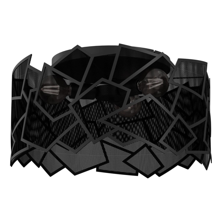 Deckenleuchte CAMO 3xE27/15W/230V schwarz