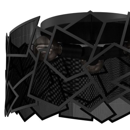 Deckenleuchte CAMO 3xE27/15W/230V schwarz