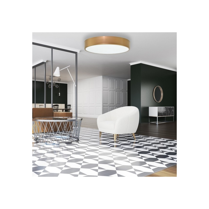 Deckenleuchte CLEO 6xE27/24W/230V d. 80 cm gold