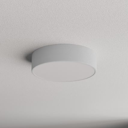 Deckenleuchte CLEO für Badezimmer mit Sensor, 2xE27/24W/230V, Ø 30 cm, grau, IP54