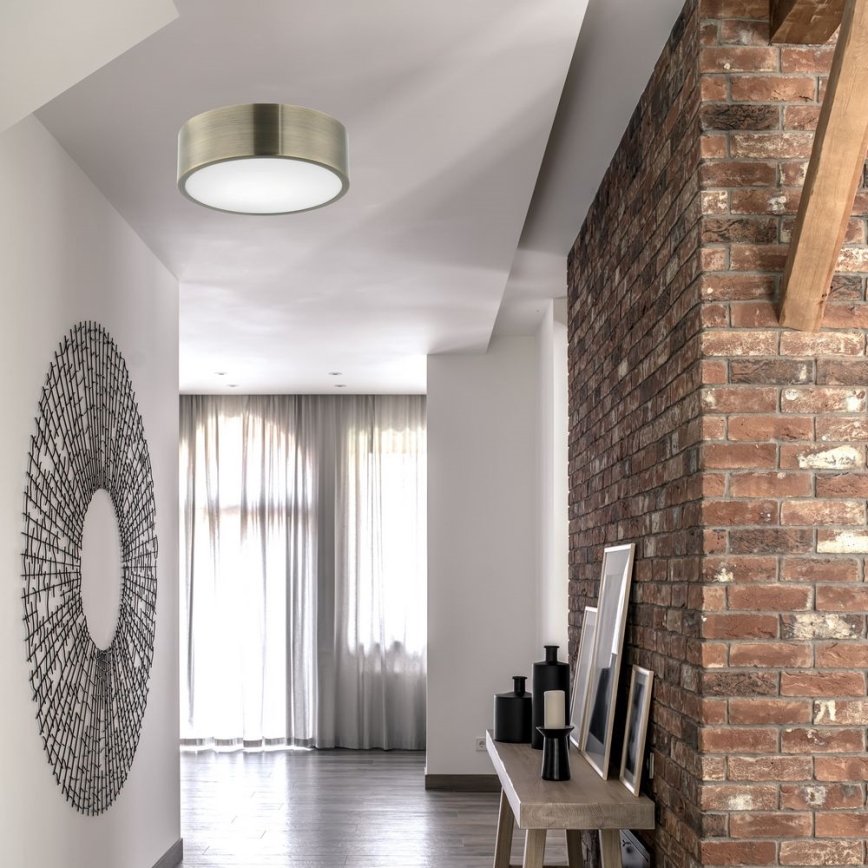 Deckenleuchte DANTE 1xE27/60W/230V Durchschn. 26 cm patina