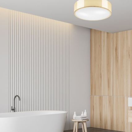 Deckenleuchte DANTE 2xE27/60W/230V Ø 36 cm goldfarben