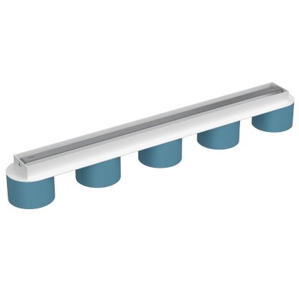 Deckenleuchte DIXIE 5xGX53/11W/230V blau