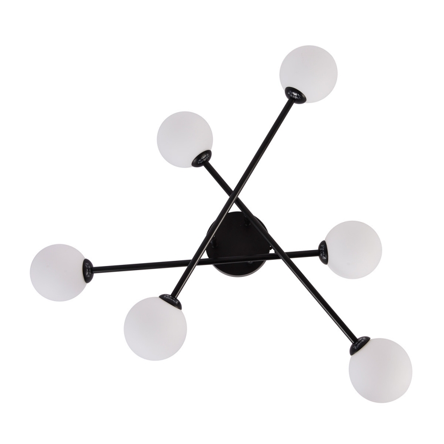 Deckenleuchte DORADO 6xG9/28W/230V schwarz