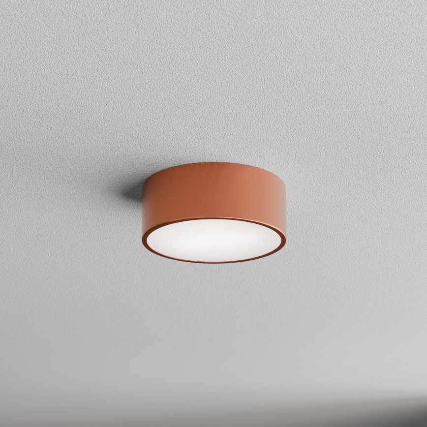 Deckenleuchte für Badezimmer CLEO 1xE27/24W/230V d 20 cm kupfern IP54