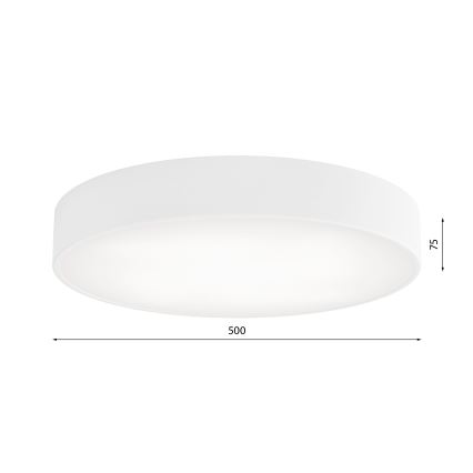 Deckenleuchte für Badezimmer CLEO 4xE27/24W/230V d 50 cm weiß IP54