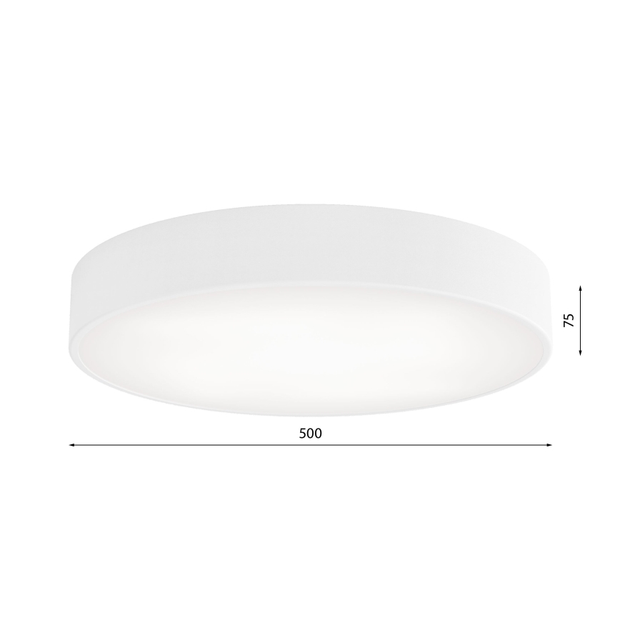 Deckenleuchte für Badezimmer CLEO 4xE27/24W/230V d 50 cm weiß IP54