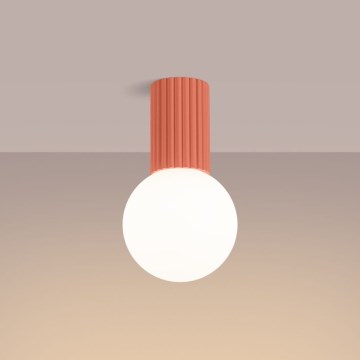 Deckenleuchte für Badezimmer HALO 1xG9/8W/230V d 12 cm IP44 rosa