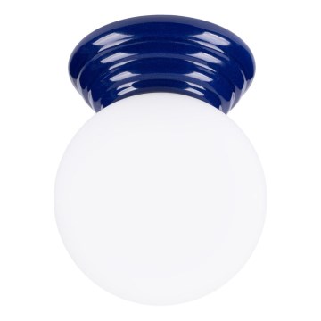 Deckenleuchte für Badezimmer ZORI 1xG9/8W/230V Ø 12 cm IP44 blau