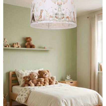 Deckenleuchte für Kinderzimmer KIDS ROOM 1x E27/60W/230V, Ø 40 cm, Tiermotive