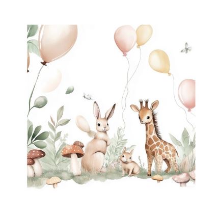 Deckenleuchte für Kinderzimmer KIDS ROOM 1x E27/60W/230V, Ø 40 cm, Tiermotive