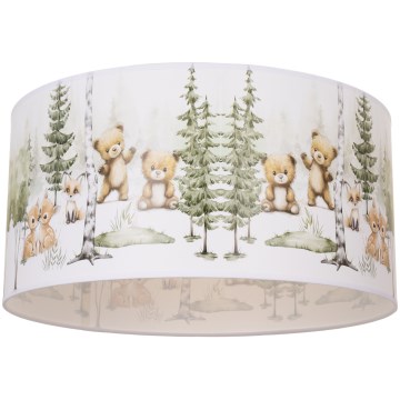 Deckenleuchte für Kinderzimmer KIDS ROOM 1xE27/60W/230V Ø 40 cm mit Tiermotiven