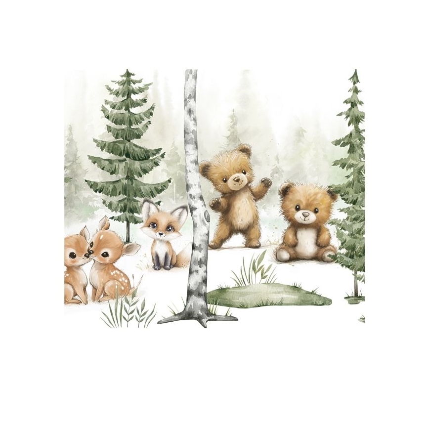 Deckenleuchte für Kinderzimmer KIDS ROOM 1xE27/60W/230V Ø 40 cm mit Tiermotiven