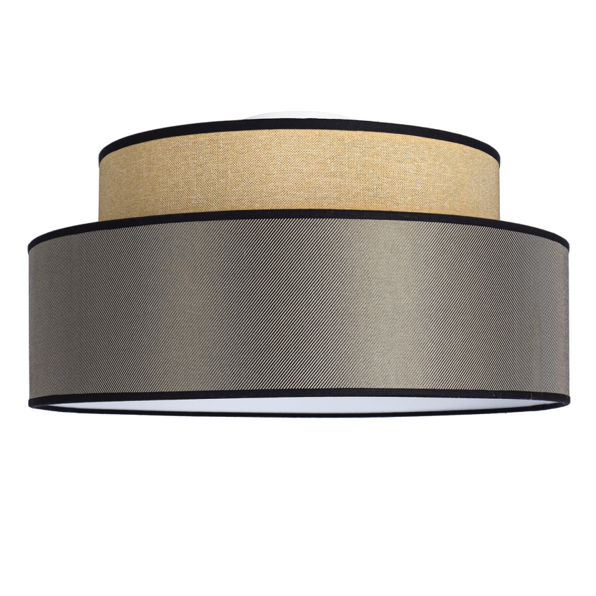 Deckenleuchte GRACE 1xE27/60W/230V d 40 cm beige/braun