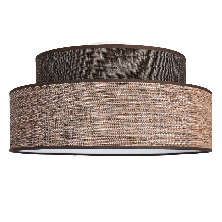 Deckenleuchte GRACE 1xE27/60W/230V d 40 cm braun/beige