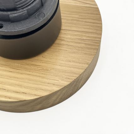Deckenleuchte HARMA WOOD 1xE27/15W/230V Eiche/Weiß Ø 25 cm