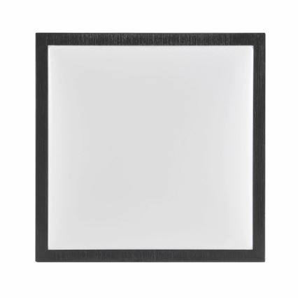 Deckenleuchte KAZIMIERZ 2xE27/20W/230V 29,5x29,5 cm schwarz
