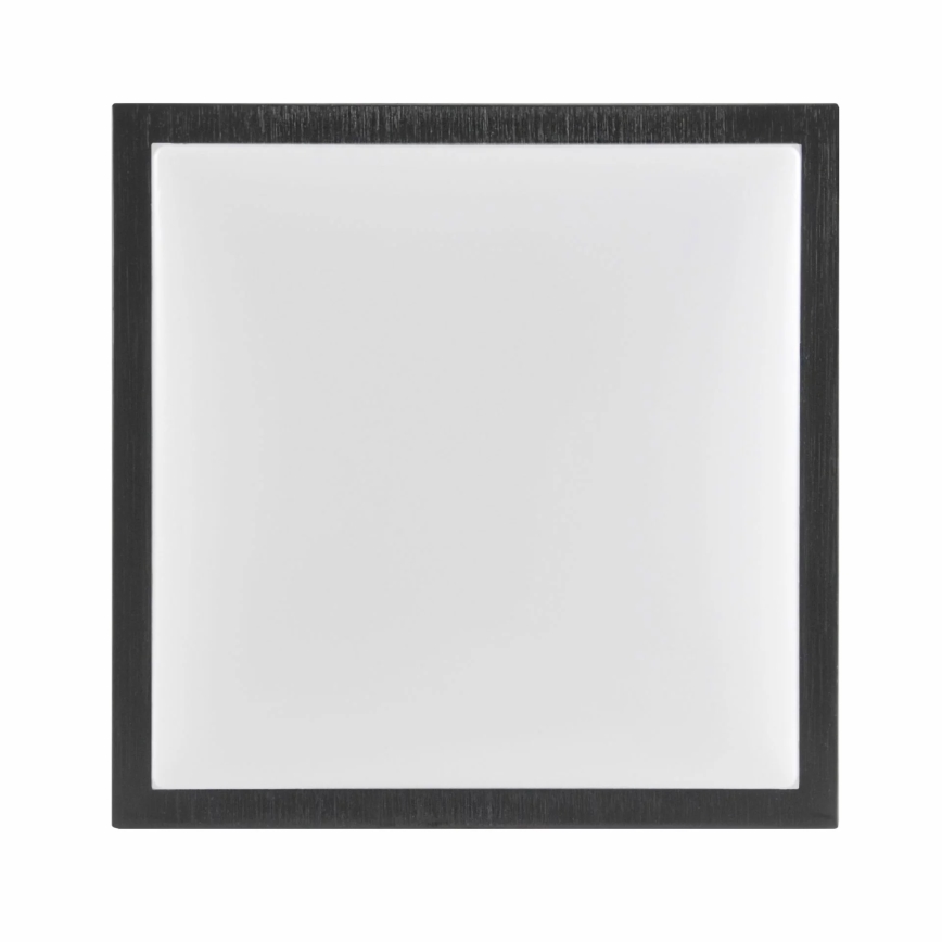 Deckenleuchte KAZIMIERZ 2xE27/20W/230V 29,5x29,5 cm schwarz