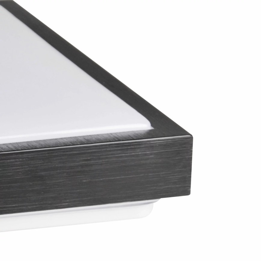 Deckenleuchte KAZIMIERZ 2xE27/20W/230V 29,5x29,5 cm schwarz