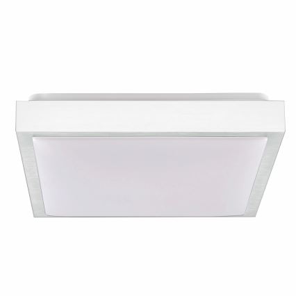 Deckenleuchte KAZIMIERZ 2xE27/20W/230V 29,5x29,5 cm silbern