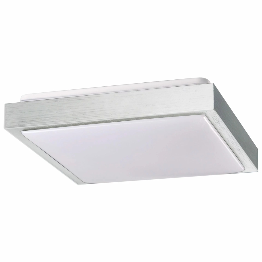Deckenleuchte KAZIMIERZ 2xE27/20W/230V 29,5x29,5 cm silbern