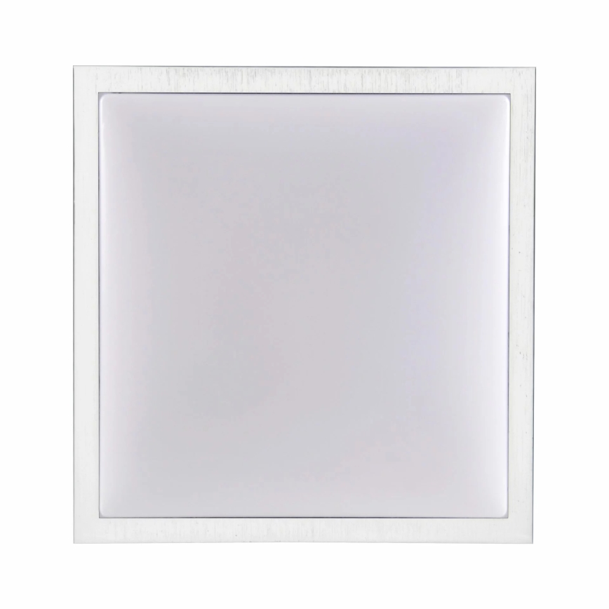 Deckenleuchte KAZIMIERZ 2xE27/20W/230V 29,5x29,5 cm silbern